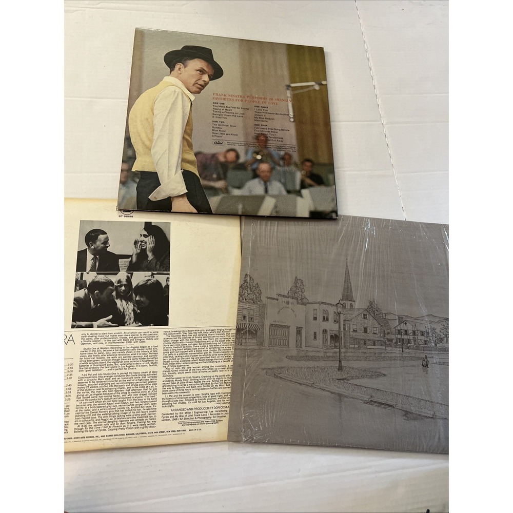 Frank Sinatra Vinyl LP Lot 3 - Cycles, Watertown, Songs For The Young At Heart - Picture 2 of 2